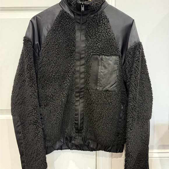 Misbhv Black Fleece Bomber Jacket